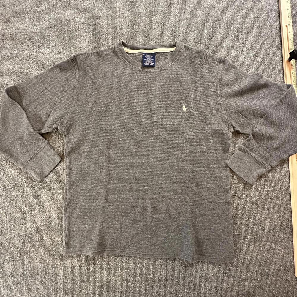 Polo Ralph‎ Lauren Gray Long Sleeve Sleepwear Large